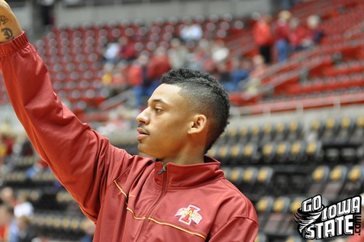 Diante Garrett warm up vs Montana St 527x350