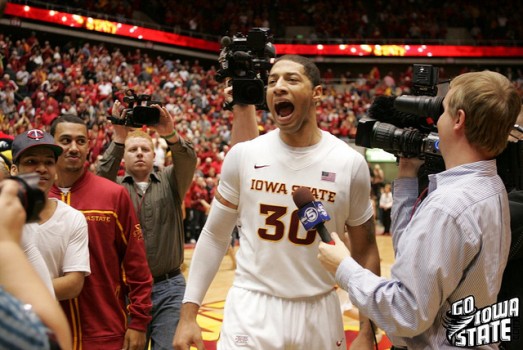 Royce White celebrates vs