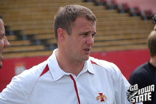 Tom Herman media day 525x350