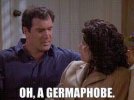 YARN | Oh, a germaphobe. | Seinfeld (1989) - S09E09 The Apology | Video  clips by quotes | 7c3a1622 | 紗