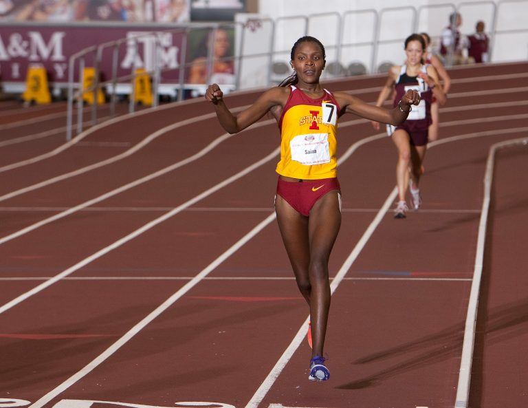 Former Cyclone Saina finishes fifth in Olympic 10,000