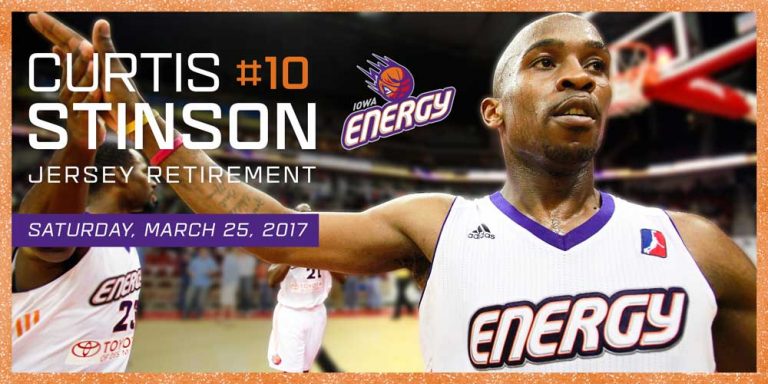 Iowa Energy to retire Curtis Stinson’s jersey