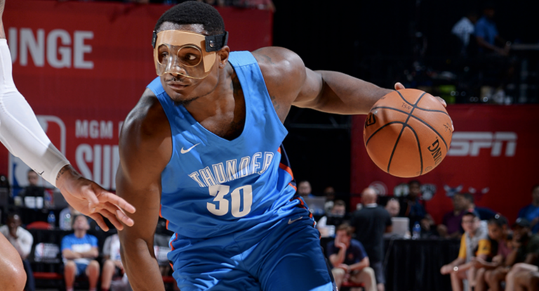 Deonte Burton was a human highlight reel in the Summer League Friday night