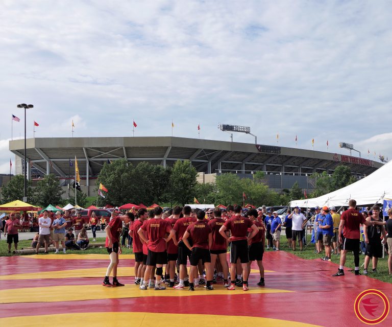PHOTOS: From Iowa State wrestling’s open outdoor practice