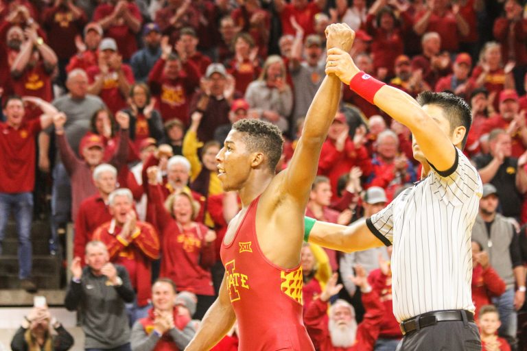 WRESTLING: David Carr named Big 12 Wrestler of the Week