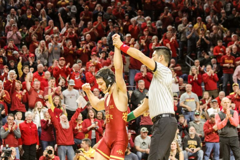 PHOTO GALLERY: Iowa vs. Iowa State Dual