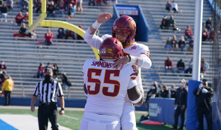 “Late bloomer” Darrell Simmons continues to blossom on Iowa State’s deep offensive line