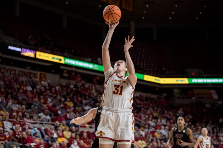 WBB: Morgan Kane hits career high, leads Cyclones to seventh-straight win