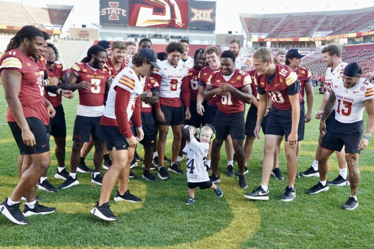 SO MUCH JOY: Iowa State’s Victory Day features broad smiles and countless touchdowns