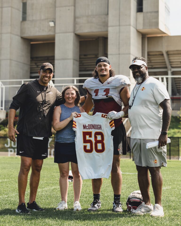 Tamatoa McDonough Earns No. 58 in Honor of Curtis Bray