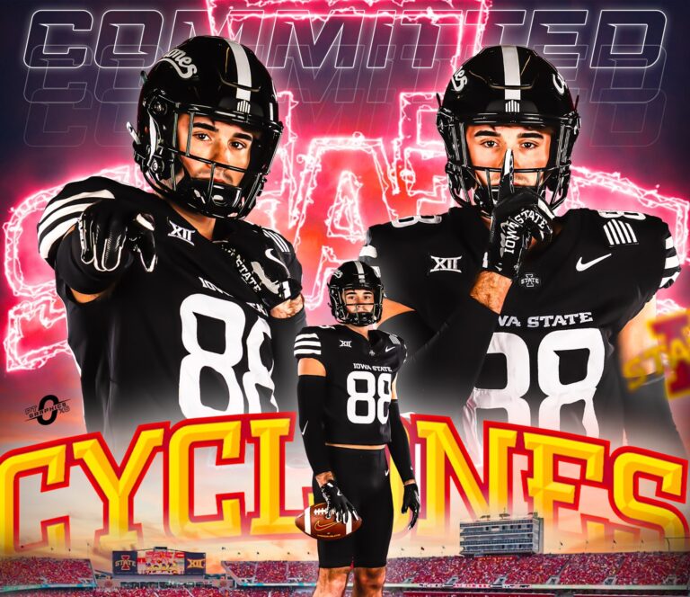 3-Star TE Arley Morrell Commits to Iowa State
