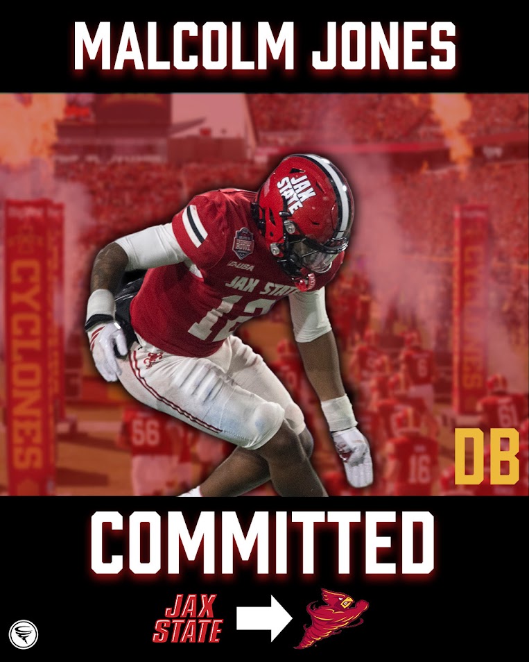 Iowa State signs Jacksonville State safety Malcolm Jones