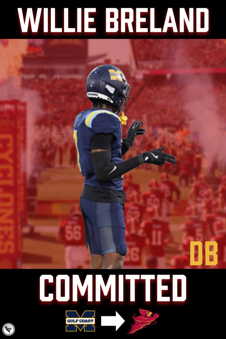 JUCO cornerback Willie Breland flips to Iowa State