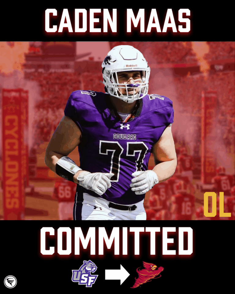 Sioux Falls OL Caden Maas commits to Iowa State