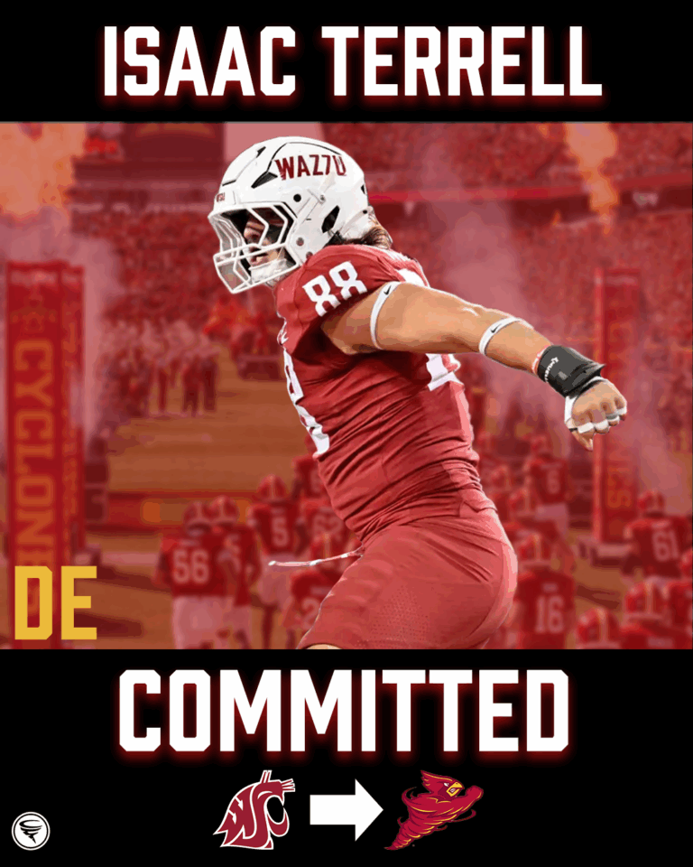Wazzu DE Isaac “Bobby” Terrell commits to Iowa State
