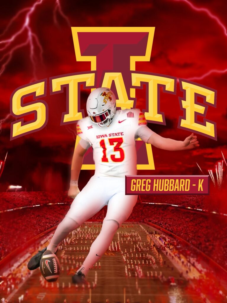 Iowa State earns commitment from 2026 kicker Greg Hubbard