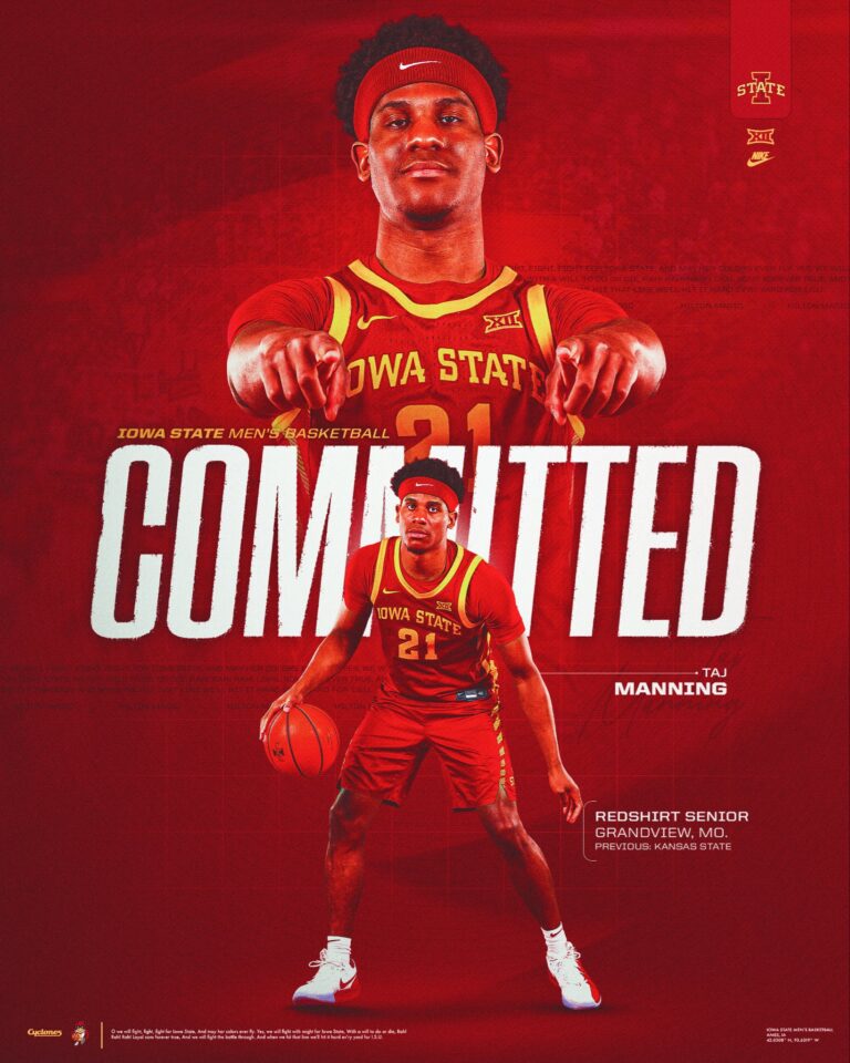 Iowa State secures commitment from Kansas State transfer Taj Manning