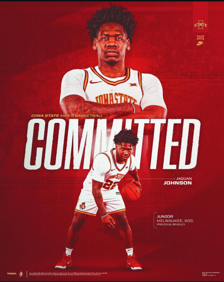 Iowa State lands a commitment from Bradley transfer Jaquan Johnson